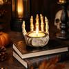 Halloween Skeleton Hand Candle Holder for Tabletop Decor