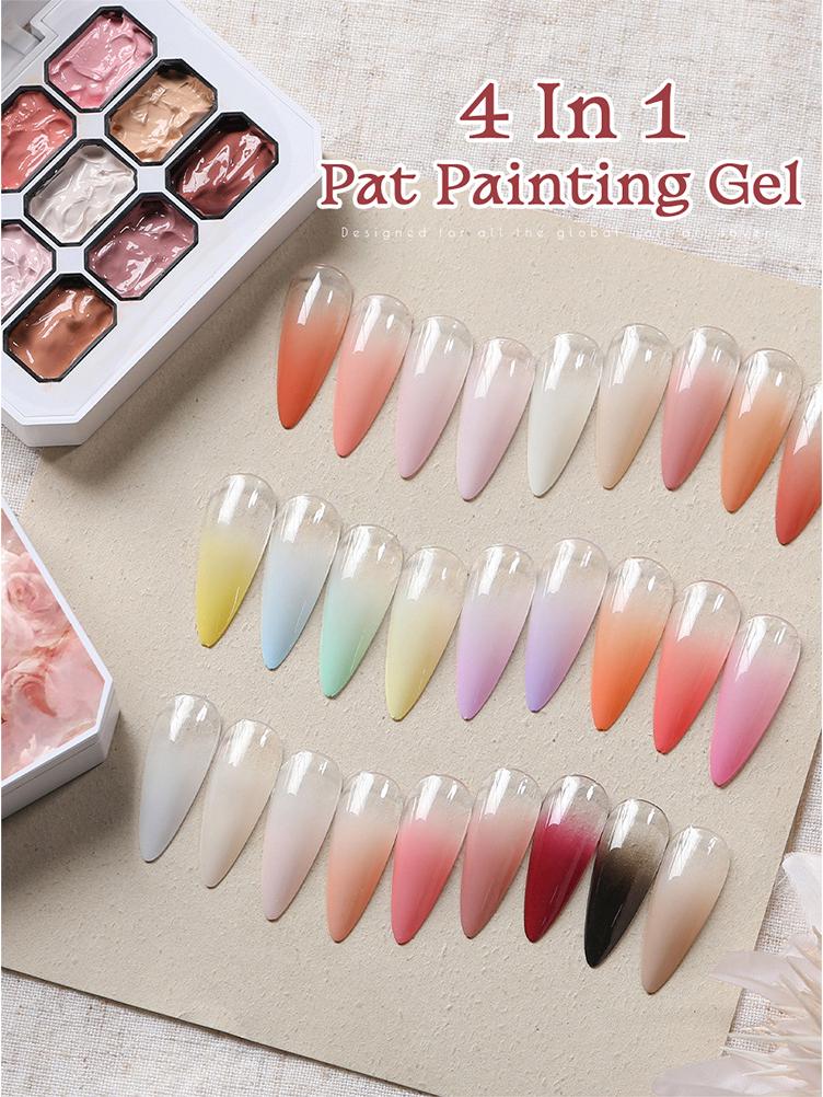 URSUGAR High-Saturation Gradient Gel Nail Art Palette
