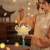 Handmade Glowing Rabbit Light Battery Chinese Flower Lamp DIY Paper Lantern Home Decor