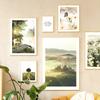 Löwenzahn Sonnenblume Gänseblümchen See Wand Kunst Leinwand Malerei Nordic Poster und Drucke Landschaft Wand Bilder für Wohnzimmer Dekor