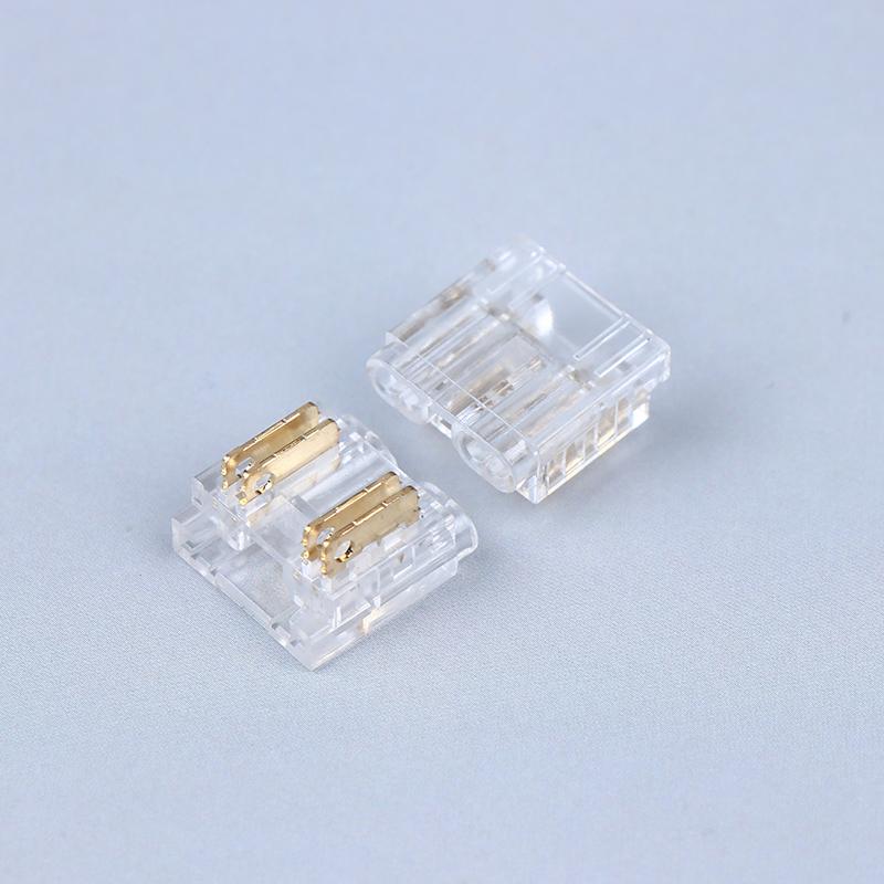 5/10/15Pcs Cob 10Mm 4Pin Cct Led Strip Connector Used For Wireless Gapless Adapter Expansion Cob Strip Connection Accessories