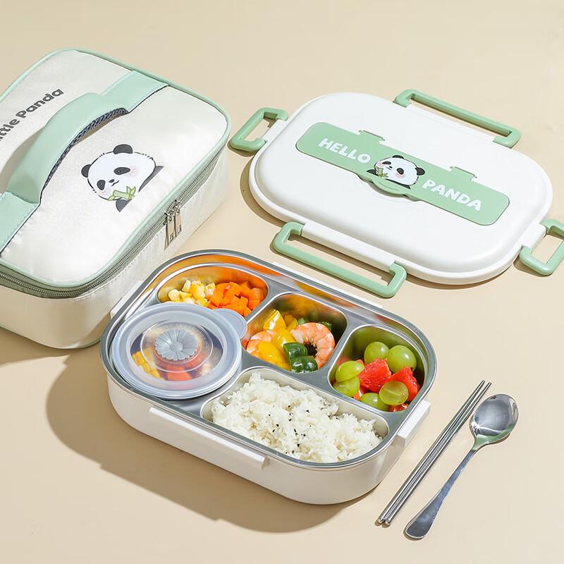 

Panda 5-Compartment Stainless Steel Insulated Lunch Box Set