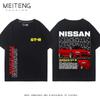 Men's Women's Summer Cotton Versatile Trend T-shirt Clothes Nissan GTR God of War R35R34 Modified Team Short-sleeved