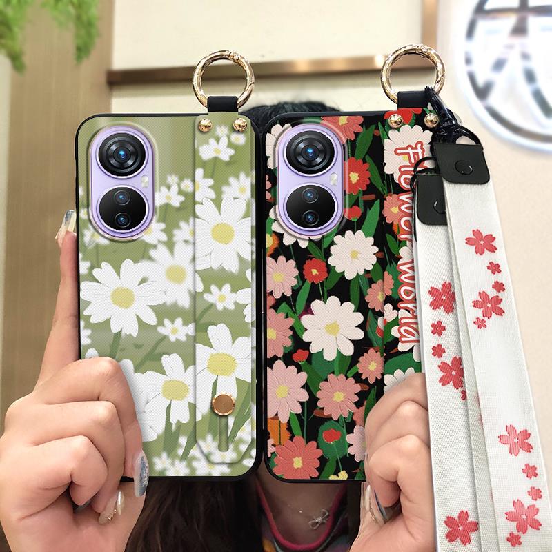Soft case Phone Holder Phone Case For Blackview A200 Pro Waterproof Back Cover Oil Painting Dirt-resistant Protective