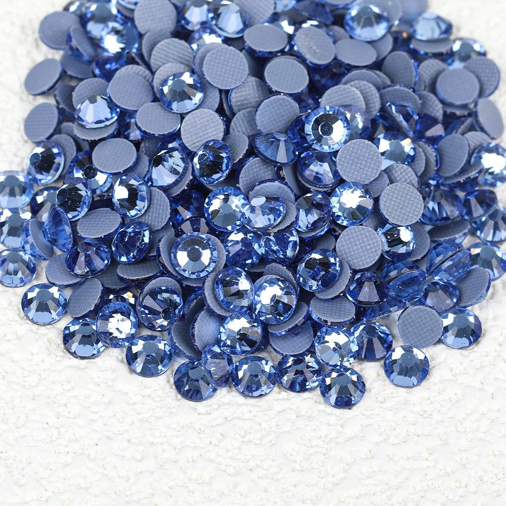 Weichen, Bază din Plastic de Înaltă Calitate Leave-In Diamante Colorate, Diamante pentru Manichiură, Autocolante Rotunde din Cristal pentru Bricolaj, Accesorii Bijuterii cu Diamante