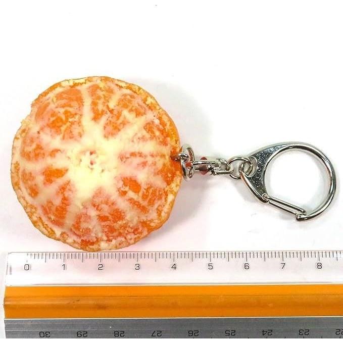 Coconut Accessories Every time you see it your stomach growls Whole Mandarin Food Sample Keychain Cute Interesting Souvenir Gift