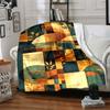 1Pc Abstract Art Composition Blanket Soft And Comfortable Casual Warm Camping Travel Christmas Halloween Xmas Gift M92832