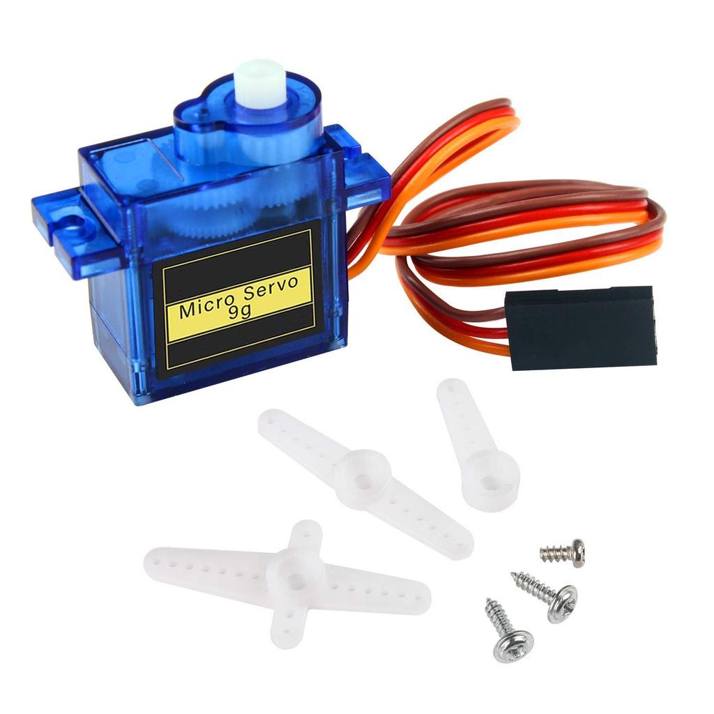 ACEIRMC SG90 Servo Motor, Micro Servo, 9G Servo Motor for RC Robot Arm, Helicopter, Airplane, Remote Control (10 Pieces)