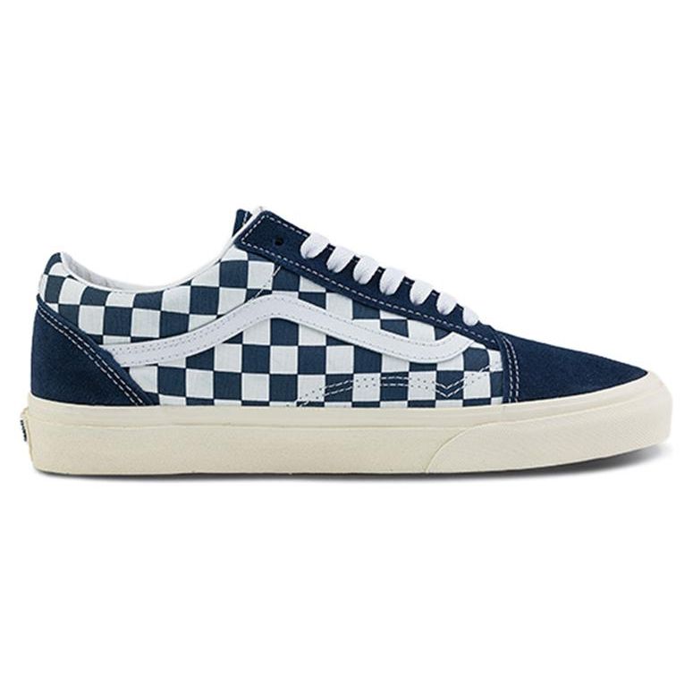 Vans Old Skool Classics Canvas Low-Top Skate Shoes Unisex Sneakers Blue White VN0A5JMI4M0