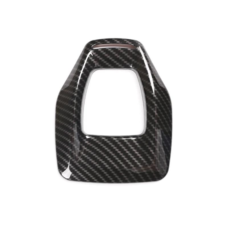 For Alfa Romeo Stelvio 2020 2025 ABS Carbon Fiber Car Center Console Gear Shift Panel Frame Cover Trim Interior Accessories