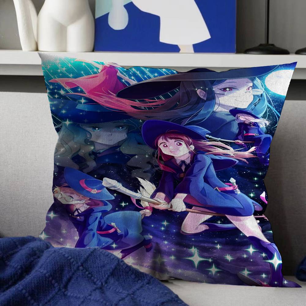 

Anime LLittle Witch Academia Pillow Cushion Cover Pillowcase Living Room Sofa Home Decor Customized 30X30cm