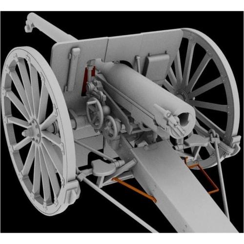 IBG 1/35 Scale French 75mm Schneider M.1897 Field Gun, World War I Type, Plastic Model Kit PB35067