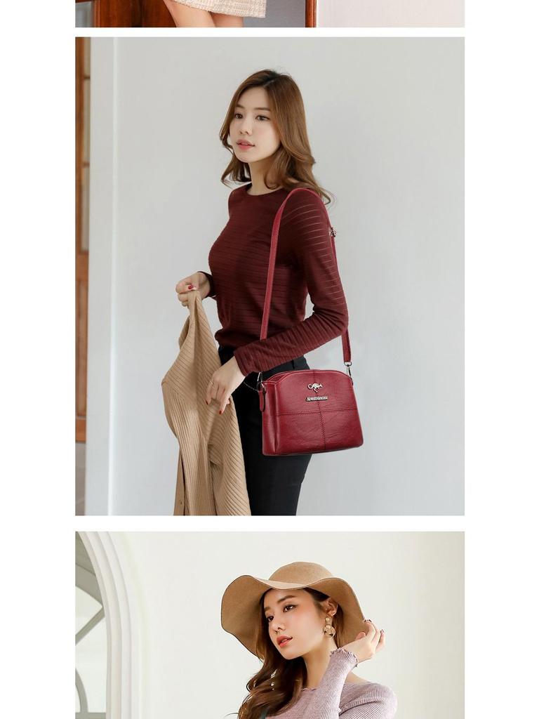 2024 Fashionable Women's Large Capacity Shoulder Bag - Stylish and Versatile Messenger for Moms