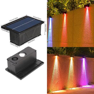 Solar-Farbwechsel-LED Außenwand- und Stufenleuchte