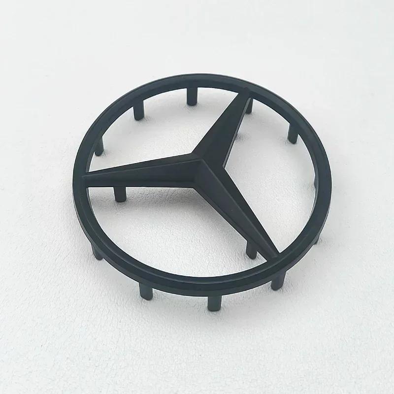 2025 Horké Pro Mercedes Benz 52mm 58mm ABS Chromová Černá Hvězda Logo Mercedes Znak na Volantu Samolepka Pro Mercedes Benz C E S Cla