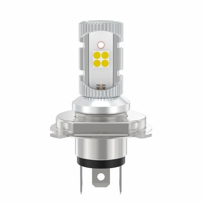 H4 LED Scheinwerfer für Motorräder, Hi/Lo Umschaltung, DC, AC kompatibel, 12 V - 60 V