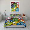 Colorful Cartoon Birds Set Decorations Multiple Sizes Kid'S And Adults' Bedroom Exquisite 3Pc Bedding Set, Gift