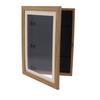 Kids Art Frame Density Board PS Magnetic Front Opening Changeable Artwork Display Frame Holds 50PCS Pictures for Crafts