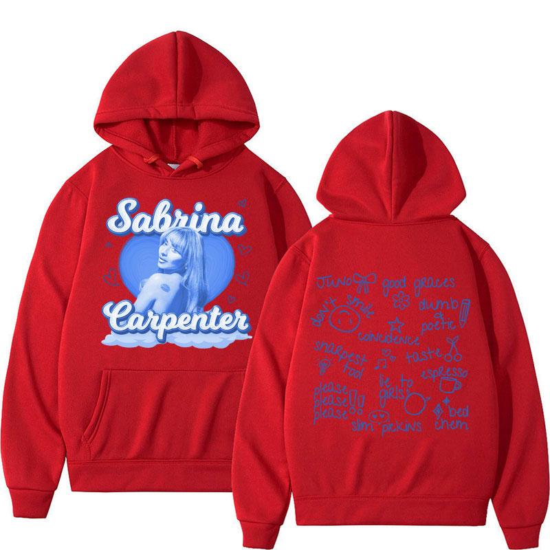 Sabrina Carpenter Hoodie Men Women Short N Sweet Music Album Long Sleeve Casual Oversized Aesthetic Warm