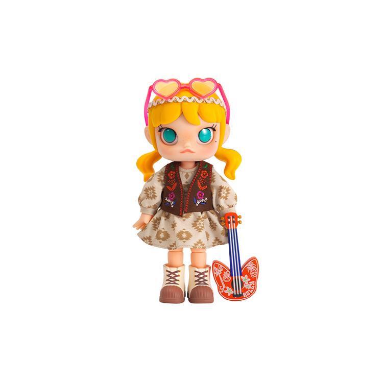 New POP MART MOLLY Beach Music Festival Ball Jointed Dolls 13cm 1220621128