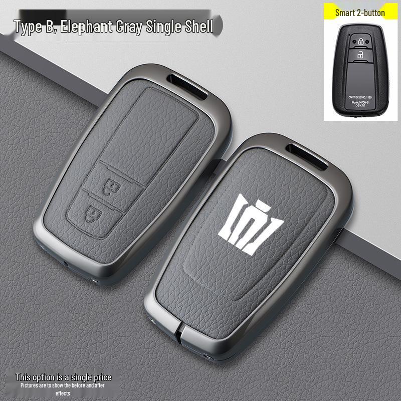 Crown Model B Elephant Grey Key Holder OPP bag