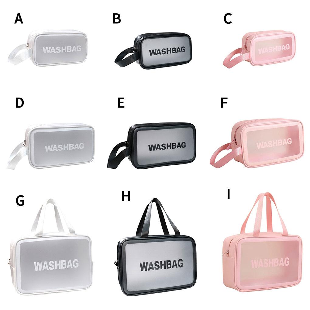 Women Travel Storage Bag Toiletry Organize Waterproof PVC Cosmetic Bag