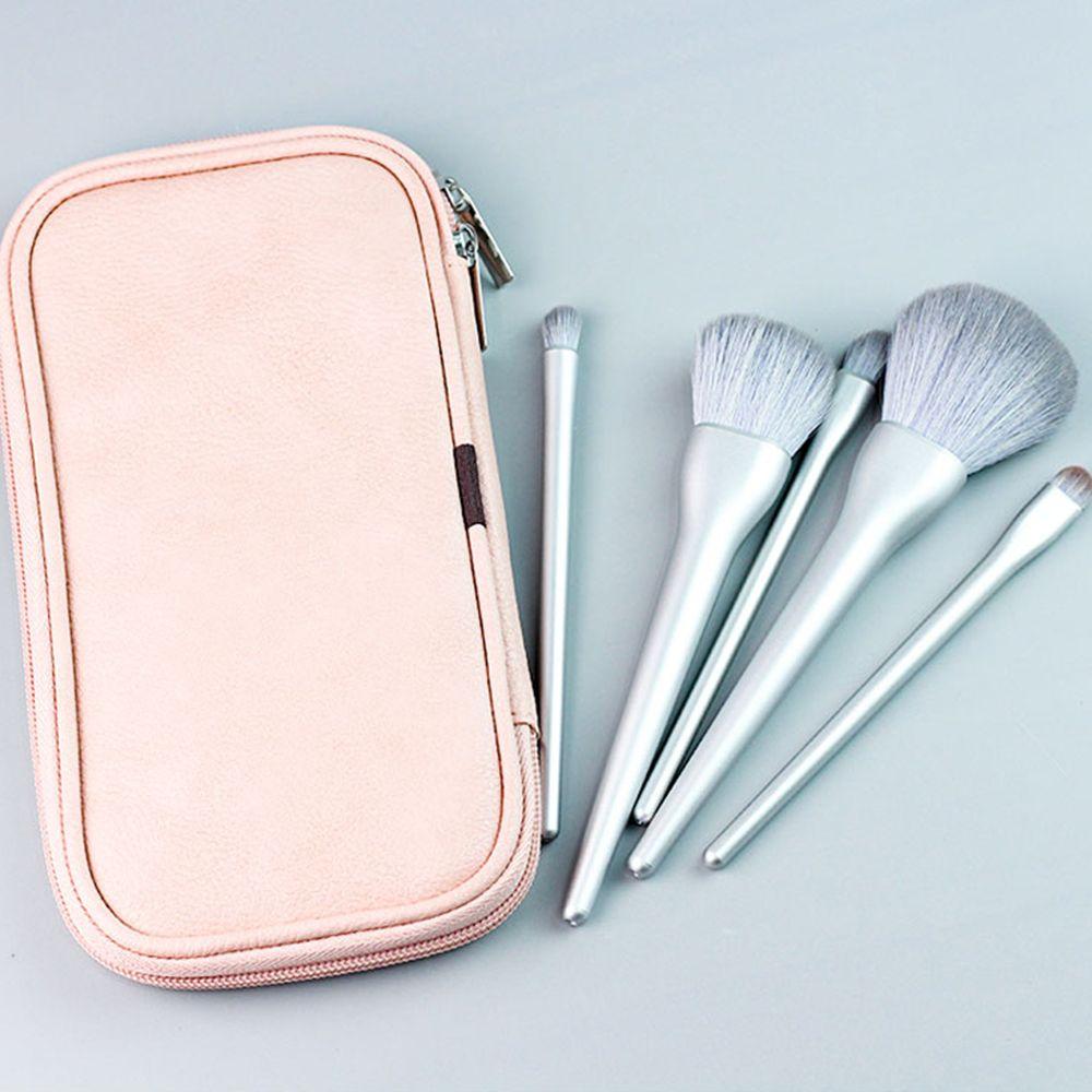 

Capacity Zipper Women Makeup Bag Beauty Storage Bag Korean Style Comestic Case Travel Toilet Bag silver-B1