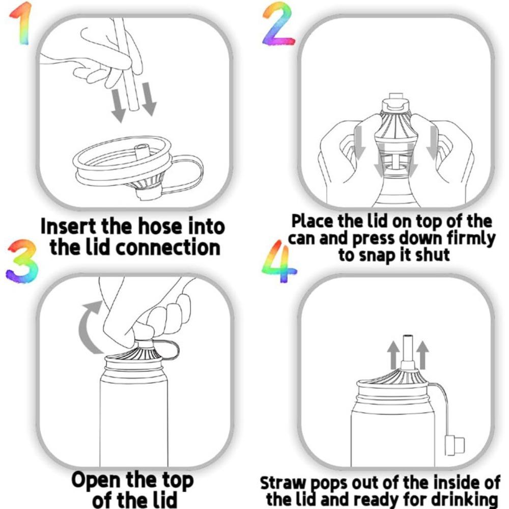 4pcs Universal Can Cover Silicone Soda Can Lid Drinkware Accessory Drink Can Seal Lid  Cola