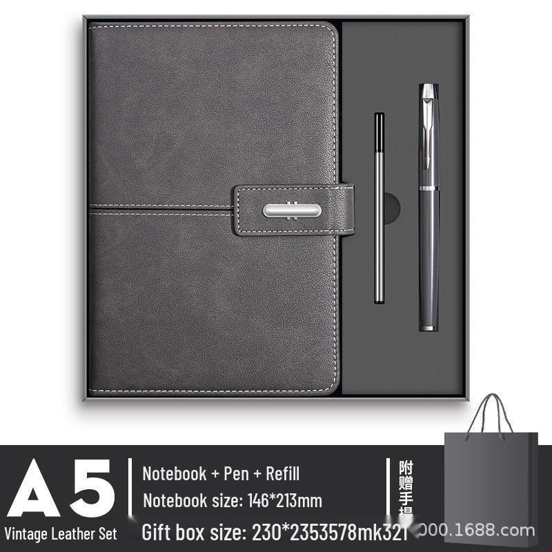 A5 Business Notebook Gift Box Set: Deluxe Office Stationery and Memorable Souvenir
