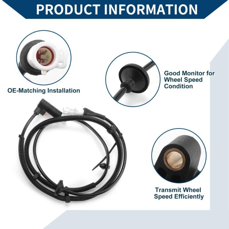 1W1Z2C190AB For Ford Crown Victoria Lincoln Town Mercury Grand Marquis 2001 2002 1W1Z-2C190-AB Rear ABS Wheel Speed Sensor