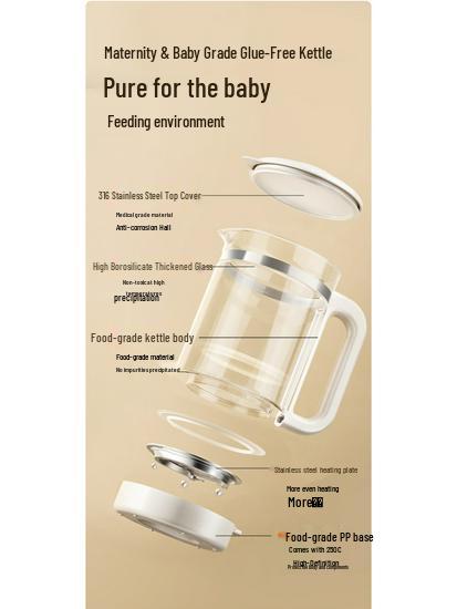 Aux Smart Baby Formula Maker - Milk & Water Dispenser, Temperature-Controlled Electric Kettle