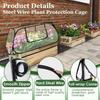 Housse de protection isolante pour plantes Filet pop-up pour plantes Cage protectrice transparente en PVC Lit de légumes