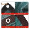 Sunshade Net Reusable Mesh Shade Cloth Tarp Tear-resistant Sunshade Mesh with Reinforced Grommets for Garden Greenhouse Patio Outdoor Sun Protection