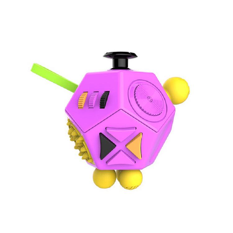 

Second Generation 12-Sided Anti-Stress Fidget Cube: Anxiety Relief & Decompression Toy