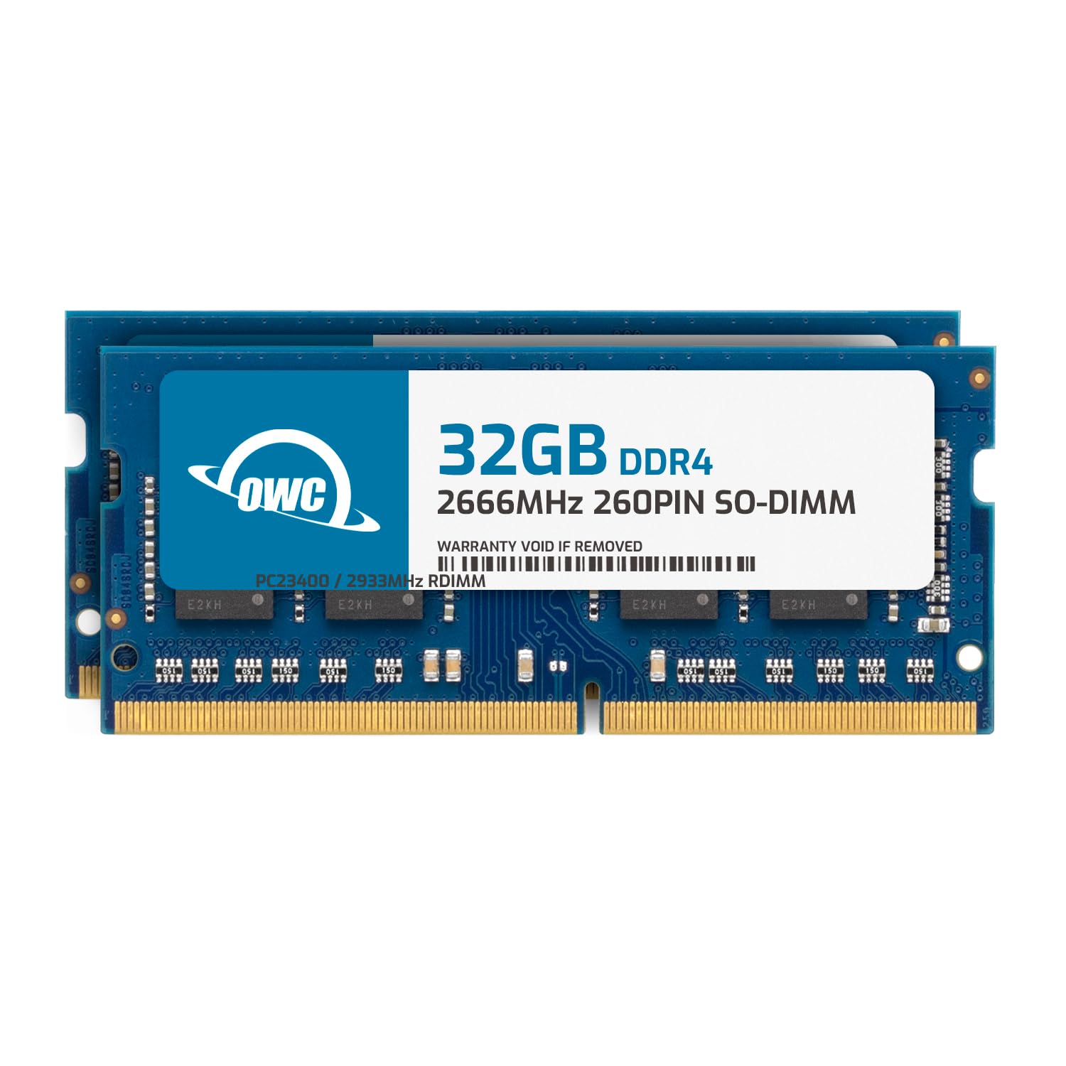 

OWC 64GB x 2666MHz DDR4 260 pin Upgrade memory Compatible 2018 Mac mini 2019 iMac PC laptop (32GB 2) PC4-21300 SO-DIMM (OWC2666DDR4S64P) models