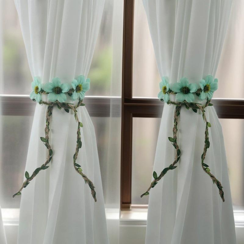 Fresh Wreath Curtain Strap Super Fairy Forest Flower Strap Decorative Strap Plant Vine Curtain Strap