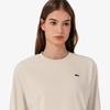 Lacoste Women's Striped Ribbon Long-Sleeve T-shirt TF932E-56GX6F