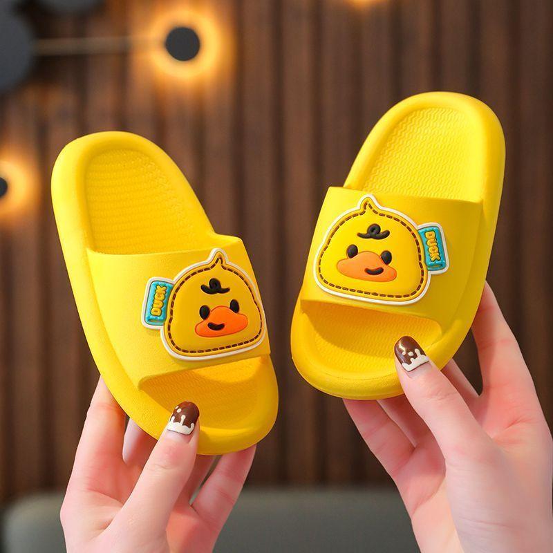 New children's slippers men and women 3-12 years old large and medium children cute baby cartoon non-slip soft bottom summer sandals