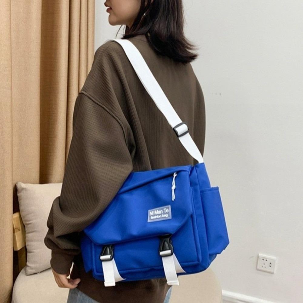 Mehrere Taschen Nylon Umhängetasche Koreanischer Stil Crossbody Tasche Einfach Damen Umhängetasche Studenten