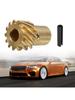 Engine Distributor Drive Gear 491" Diameter Shaft Roller Cams Compatible for  BBC 262-454 Shaft Small Big Block Brass