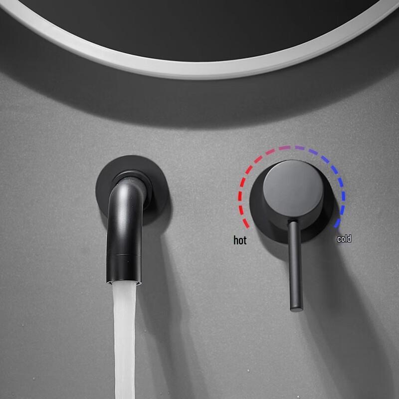 Concealed Antique Wall-Mounted Basin Faucet