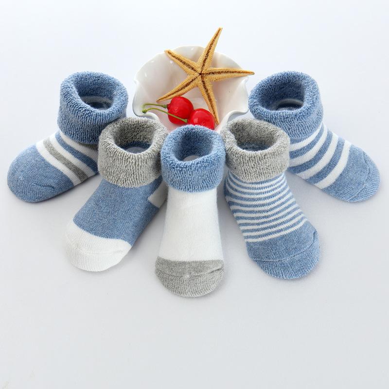 Newborn Boy Girl Socks Kiddiezoom Baby Accessories Cotton Unisex
