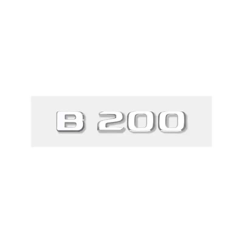 B160 B180 B200 B220 B250 B260 B280 Letter Logo Car Sticker for Mercedes Benz B Class Refit Rear Boot Trunk Displacement Label UO4