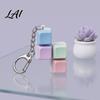 Office Stress Relief Colorful Keyboard Fidget Toys Mechanical Button Clicker Keychain Toy Creative Decompress for Adults Work Anxiety