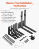 Gate Corner Brace Bracket Anti Sag Gate Frame Hardware Kit Iron Black