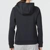 Under Armour Solid Color Hooded Sports Sweatshirt Women tops Black 22600306-001