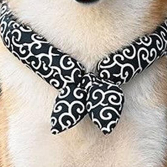 Yousheng Pet Scarf Classical Japanese Style Printed Comfortable to Wear Warm Fashionable Eye-catching Pet Scarf