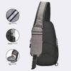 ALPINT MOUNTAIN Crossbody Bag, Chest Pack, Shoulder Bag, Portable Cycling Backpack, Casual Commuter Bag, Gray