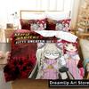 3D Print Fashion Anime Mary Skelter Finale Bedding Set Boys Girls Twin Queen Full Size Duvet Cover Pillowcase Bed Adult Bedroom