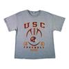 Vintage Y2K USC Trojans Football Double Sided T-shirt Large Gray NCAA Sportswear